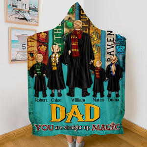 Personalized Gifts For Mom Wearable Blanket Hoodie You're Straight Up Magic 09HUDT190324TM-Homacus