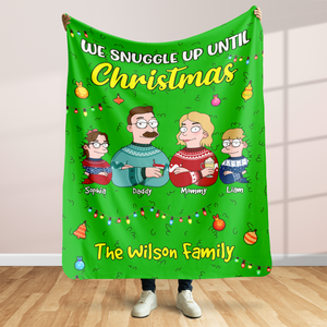 Personalized Gifts For Family Christmas Blanket 02KAPU071124HG-Homacus