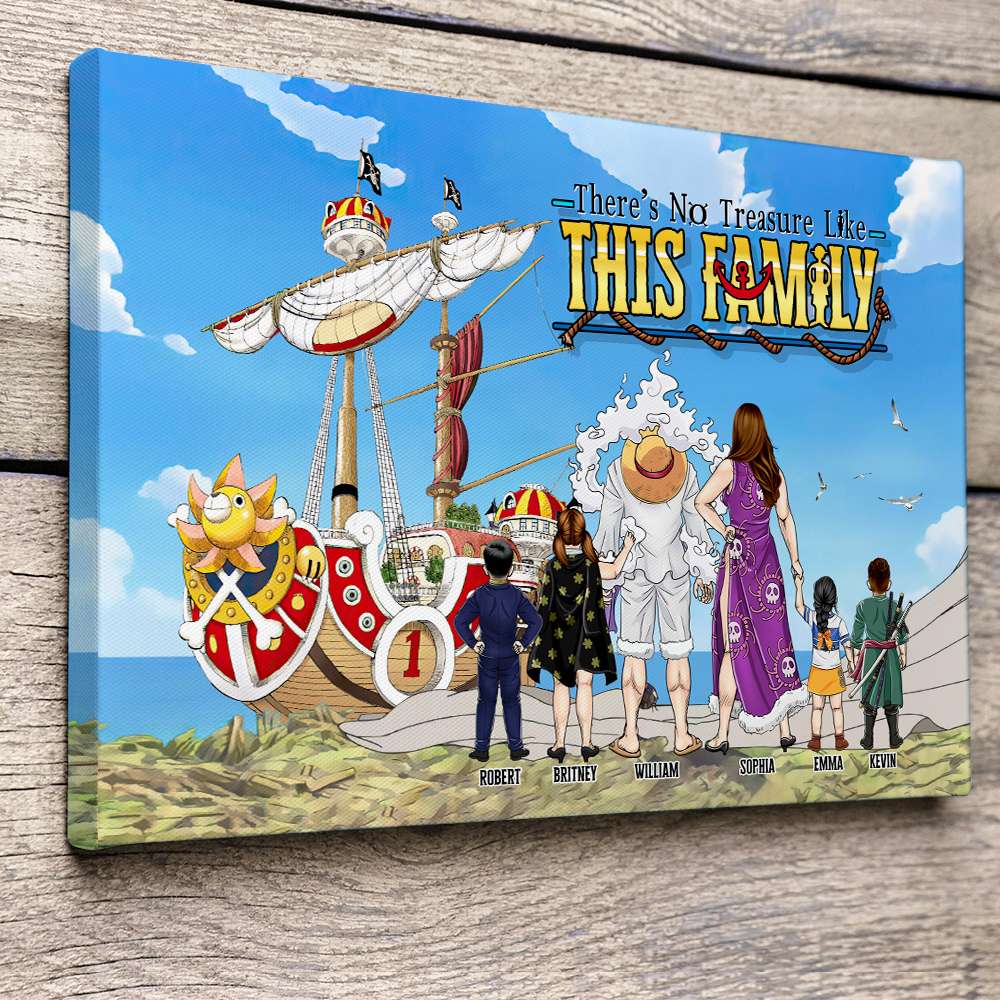 Personalized Gifts For Family Canvas Print There's No Treasure Like This Family 02HUDT210324PA-Homacus