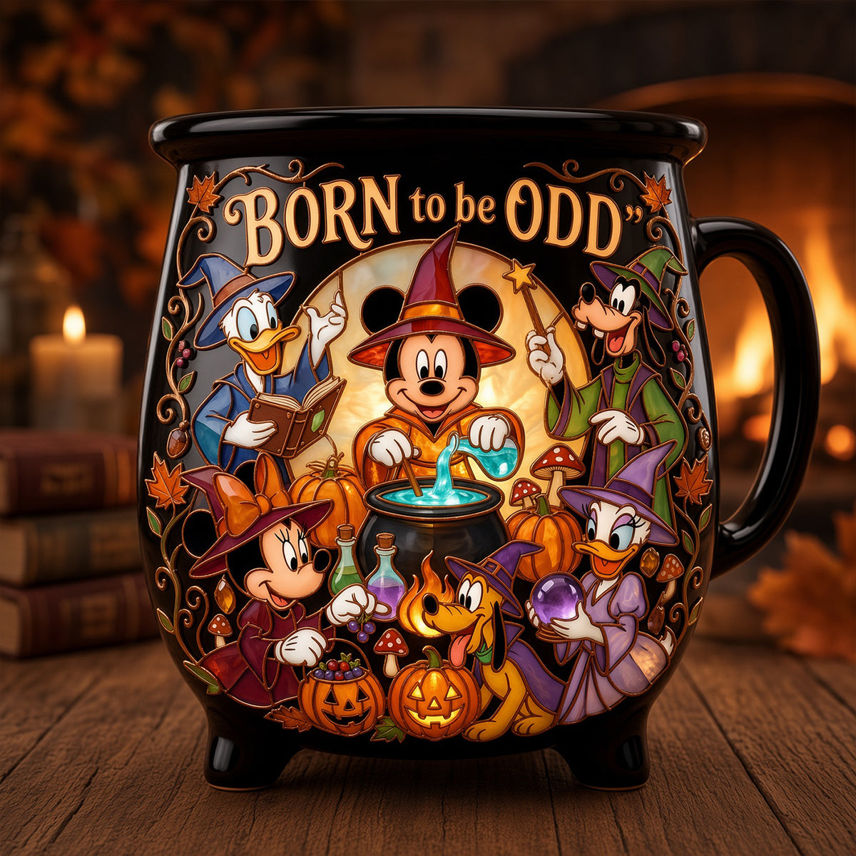 Odd Witches Ceramic Cauldron Mug - Personalized Gifts 02padt180826