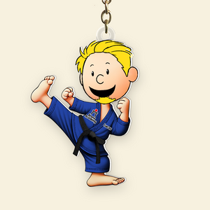 Personalized Gifts For Karate Lover Keychain 01ohpu121224-Homacus