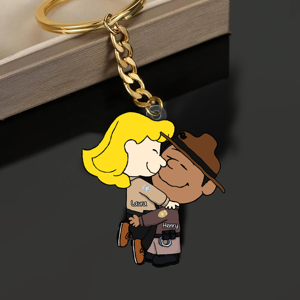 Personalized Gifts For Couple Keychain, Custom Job 01qhqn160125hg-Homacus