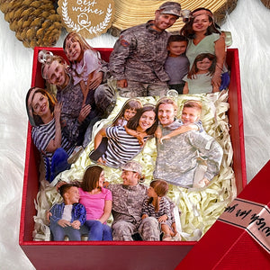 Custom Photo Gifts for Veteran Family Ornament 51acvp140924-Homacus