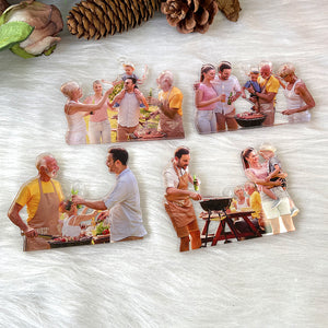 Custom Photo Gifts for BBQ Grillers Ornament, Grilling Gifts 05acvp140924-Homacus