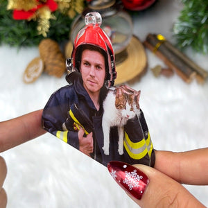 Custom Photo Gifts For Firefighters Ornament 89acvp140924-Homacus