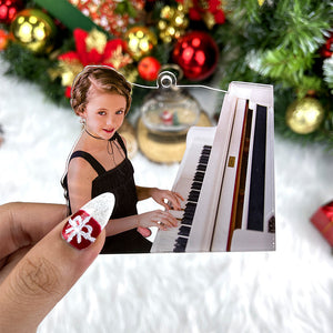 Custom Photo Gifts for Piano Players Ornament 27acvp140924-Homacus