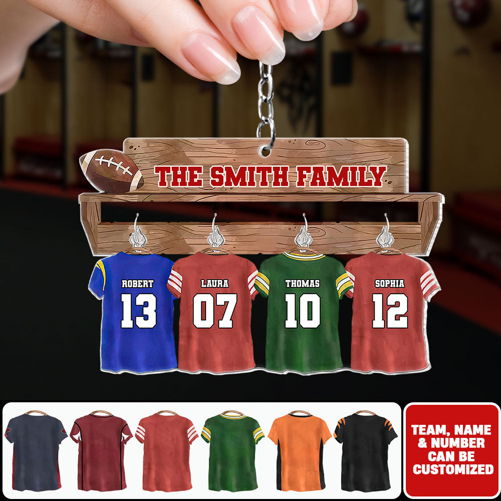 Personalized Gifts For Football Lover Keychain 02HUTI291223-Homacus