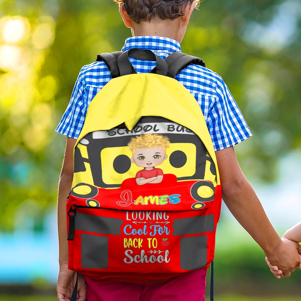 Personalized Gifts For Kid Backpack Bus Car Shape 04xqdc090724hh-Homacus