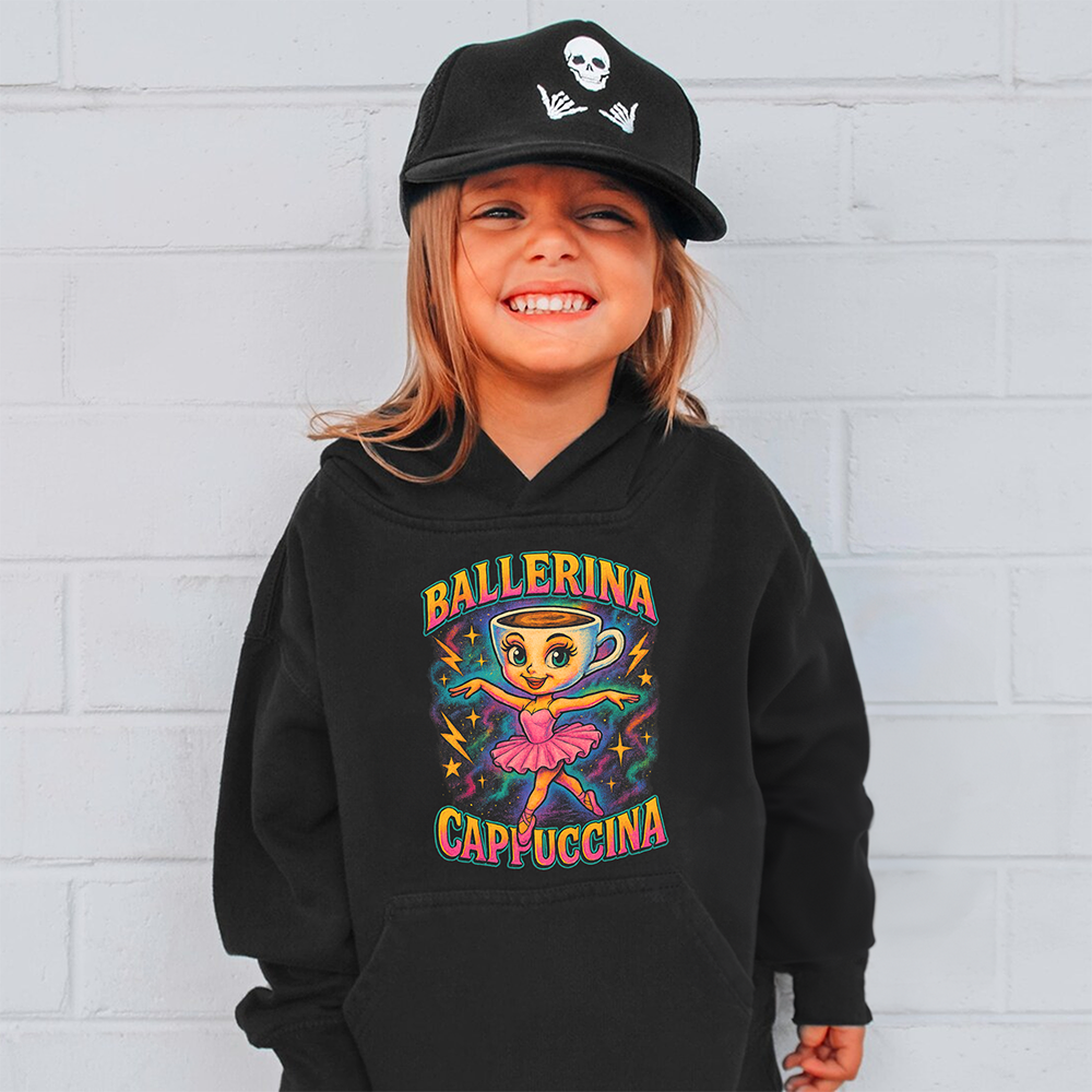 Ballerina Cappuccina Brainrot Shirt Gifts For Kids 031hudt280725-Homacus