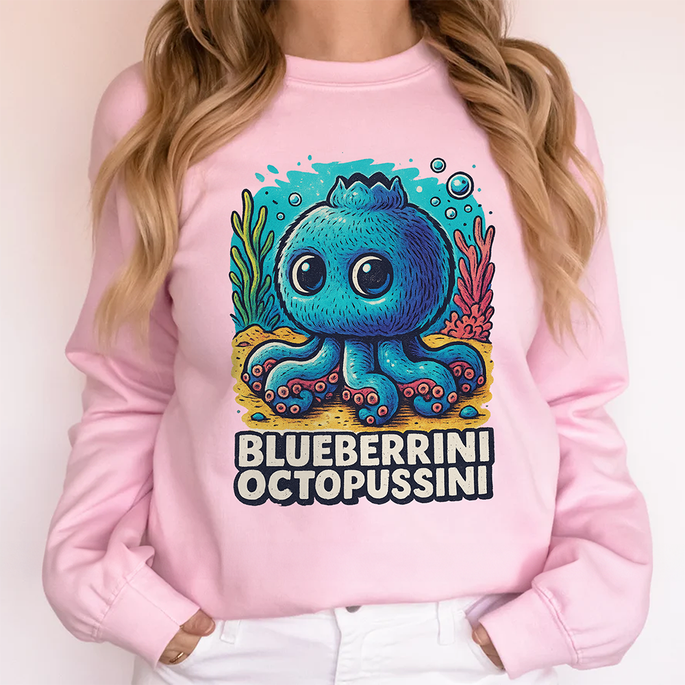 Blueberrini Octopussini Brainrot Shirt Gifts For Kids 032hudt280725-Homacus