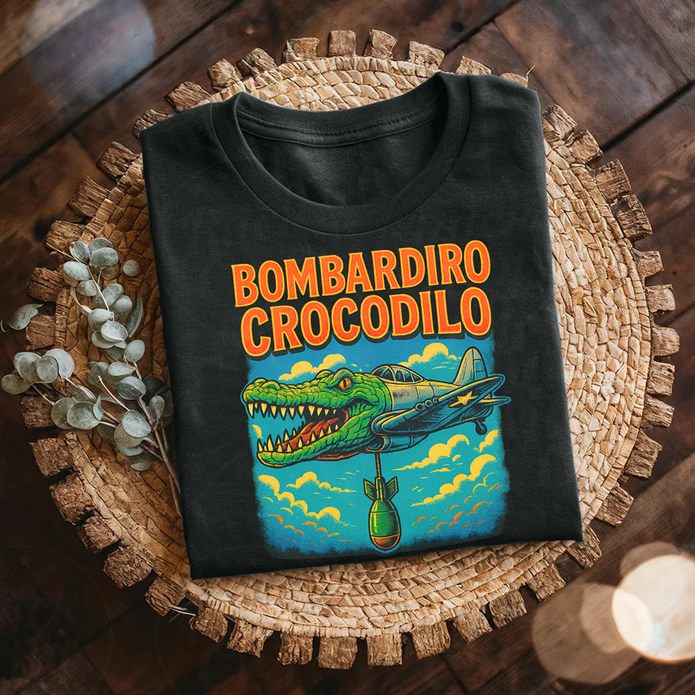 Bombardiro Crocodilo Brainrot Shirt Gifts For Kids 033hudt280725-Homacus