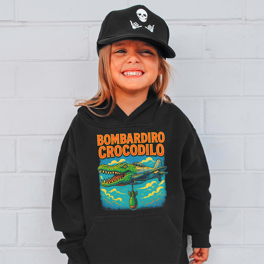 Bombardiro Crocodilo Brainrot Shirt Gifts For Kids 033hudt280725-Homacus