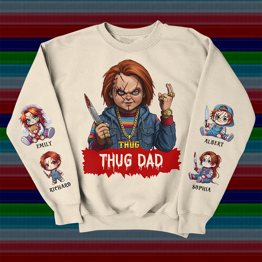 Haunted Dad 3D Shirt - Personalized Gifts For Father 022QHQN140525-Homacus