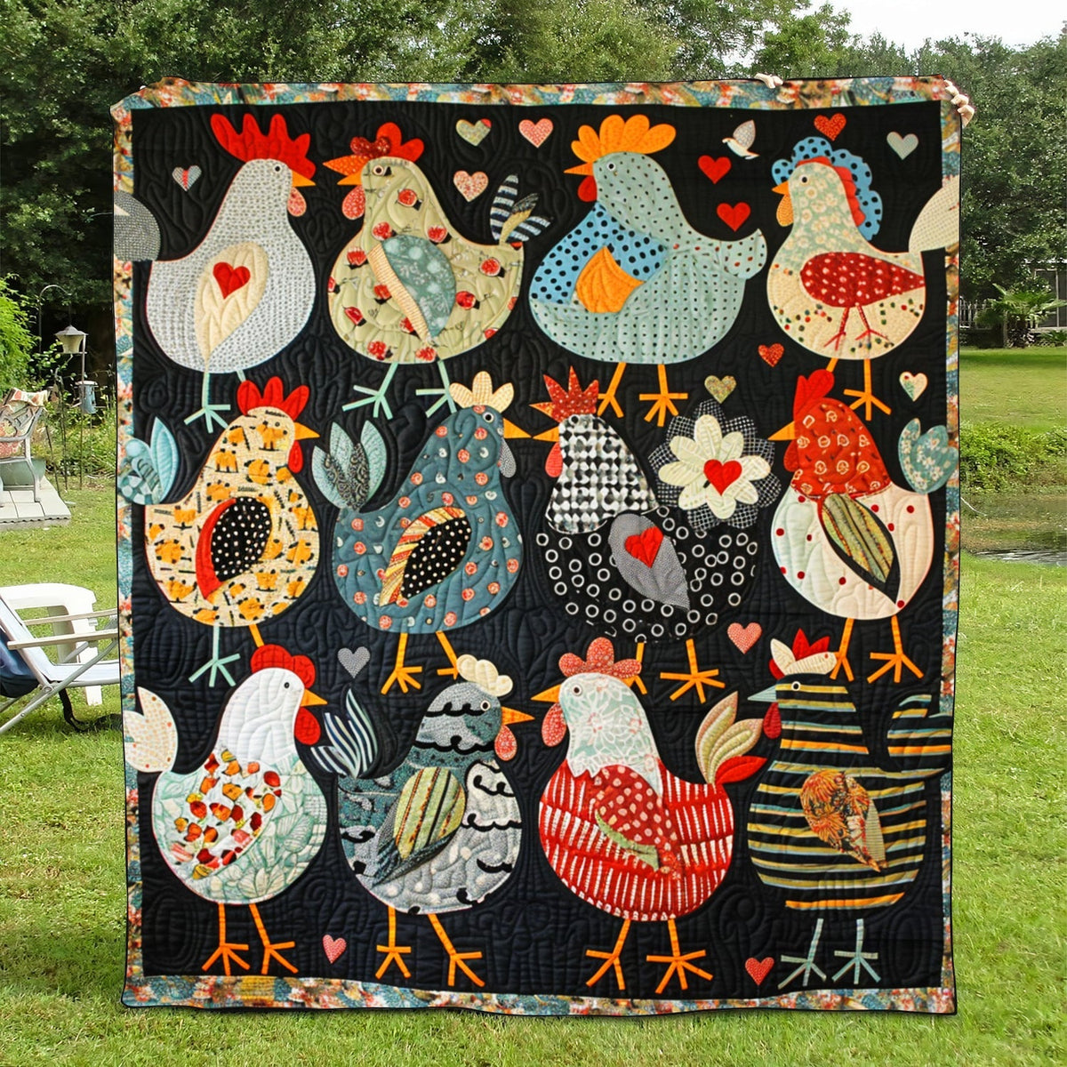 Gifts For Chicken Lover Blanket Chicken Paradise-Homacus