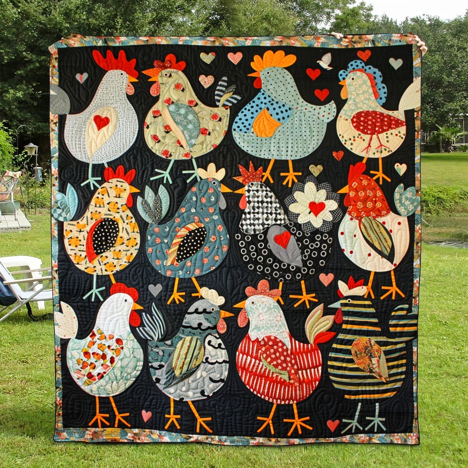 Gifts For Chicken Lover Blanket Chicken Paradise-Homacus