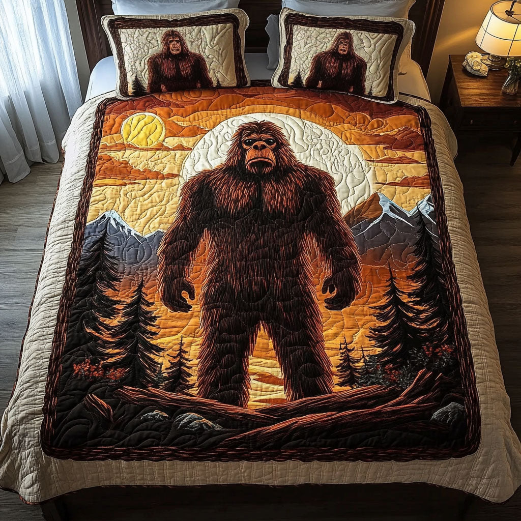 Gifts For Bigfoot Quilt Bed Set Dusk Watcher-Homacus