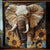 Gift For Elephant Lovers Blanket – Majestic Elephant Among Sunflowers-Homacus