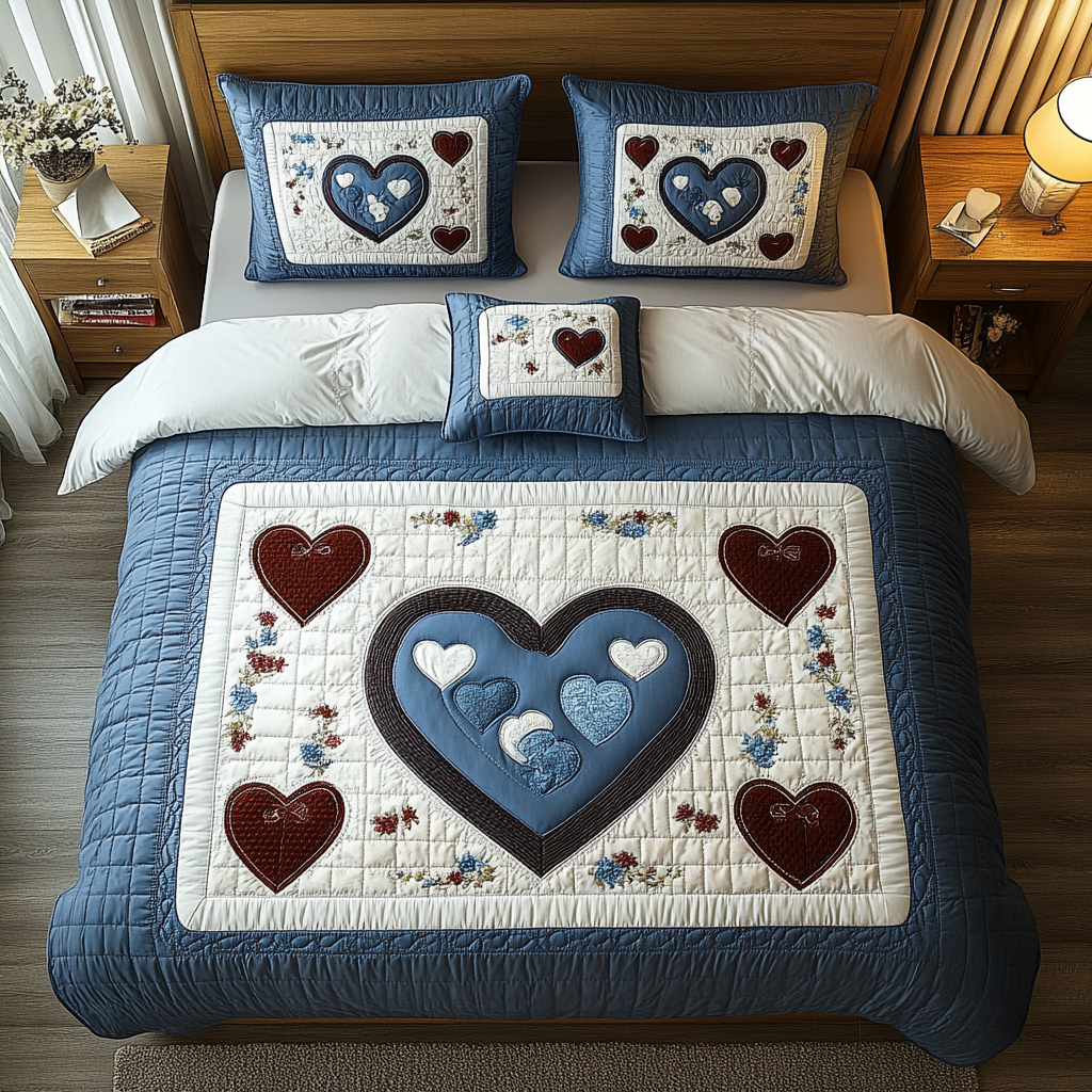 Hearthside Harmony Quilt Bedding Set-Homacus