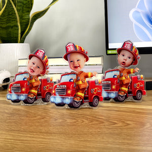 Custom Photo Gifts For Firefighter Shaking Head Standee Cute Gifts-Homacus