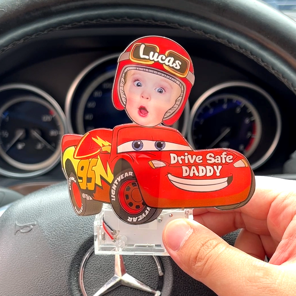 Santa’s Little Driver – Custom Photo Car Standee For Dad 07KAPU261224 LMQN-Homacus