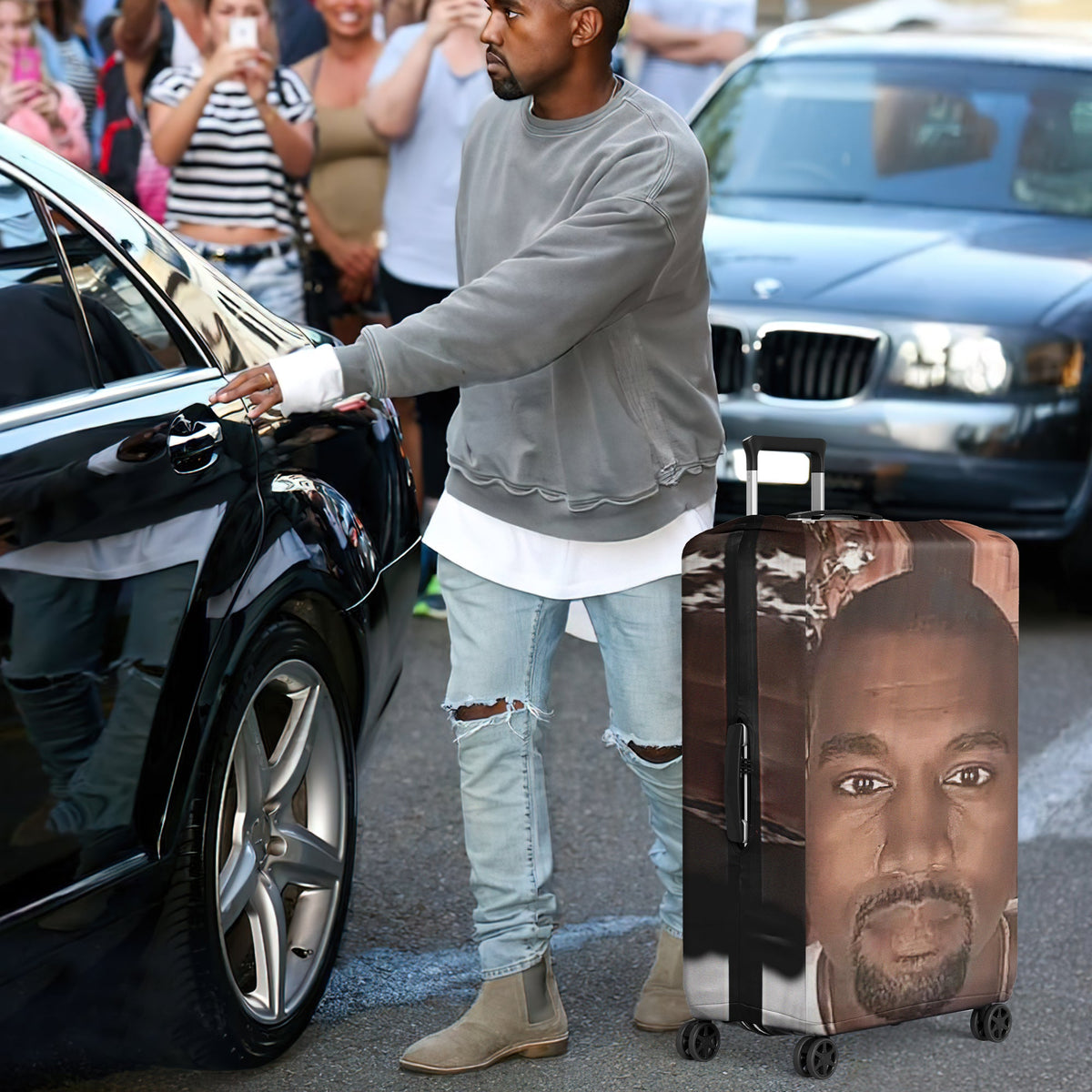 Custom Photo Luggage Cover, Humorous Gift For Upcoming Trips 01qhqn060724-Homacus