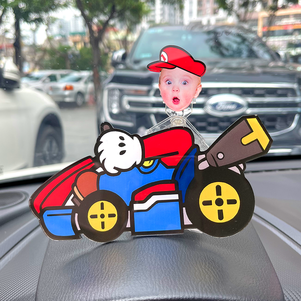 Cute Race Kids Shaking Head Standee - Personalized Custom Photo Gift For Kids 01HUMH030125-Homacus