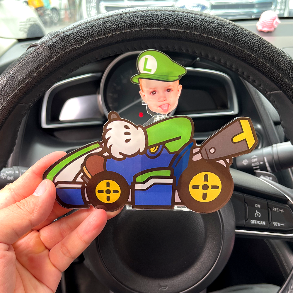 Cute Race Kids Shaking Head Standee - Personalized Custom Photo Gift For Kids 01HUMH030125-Homacus