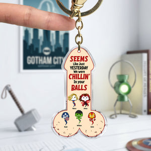 Super Sperm Dad Keychain - Personalized Gifts For Dad 021ohti190525-Homacus