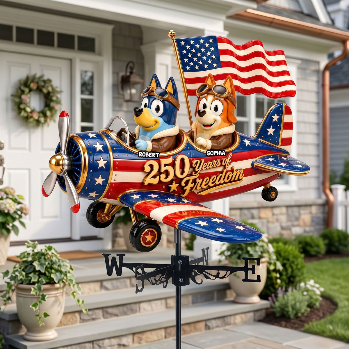 Family Pride Anniversary Weather Vane - Personalized Gift For Family 04PATI140526-Homacus