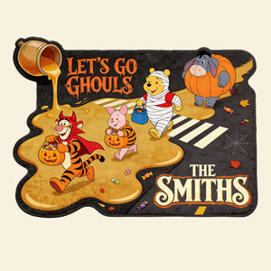 Let's Go Ghouls Custom Shaped Doormat - Personalized Gifts 02hati170826