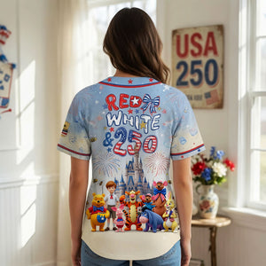 Woodland Friends Baseball Jersey – USA 250 Celebration 02nati120626-Homacus