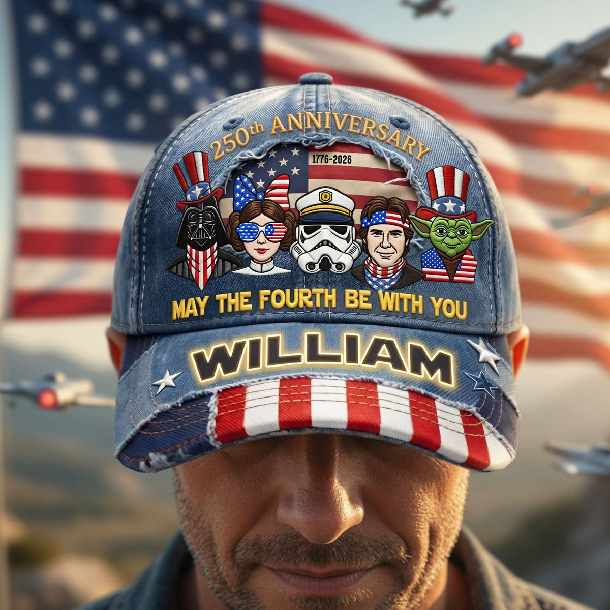 Proud American - Celebrated America 250th Anniversary Classic Cap - Personalized Gifts For Patriots 03qhti260526-Homacus