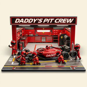 Racing Crew Dad Acrylic Plaque - Personalized Gift For Dads 01NATI190526-Homacus