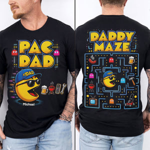 Retro Arcade Dad Shirt - Personalized Gift For Dads 03HUTI120526-Homacus