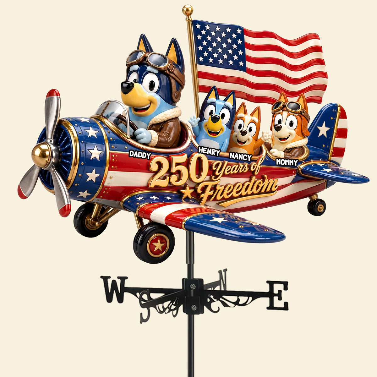 Family Pride Anniversary Weather Vane - Personalized Gift For Family 04PATI140526-Homacus