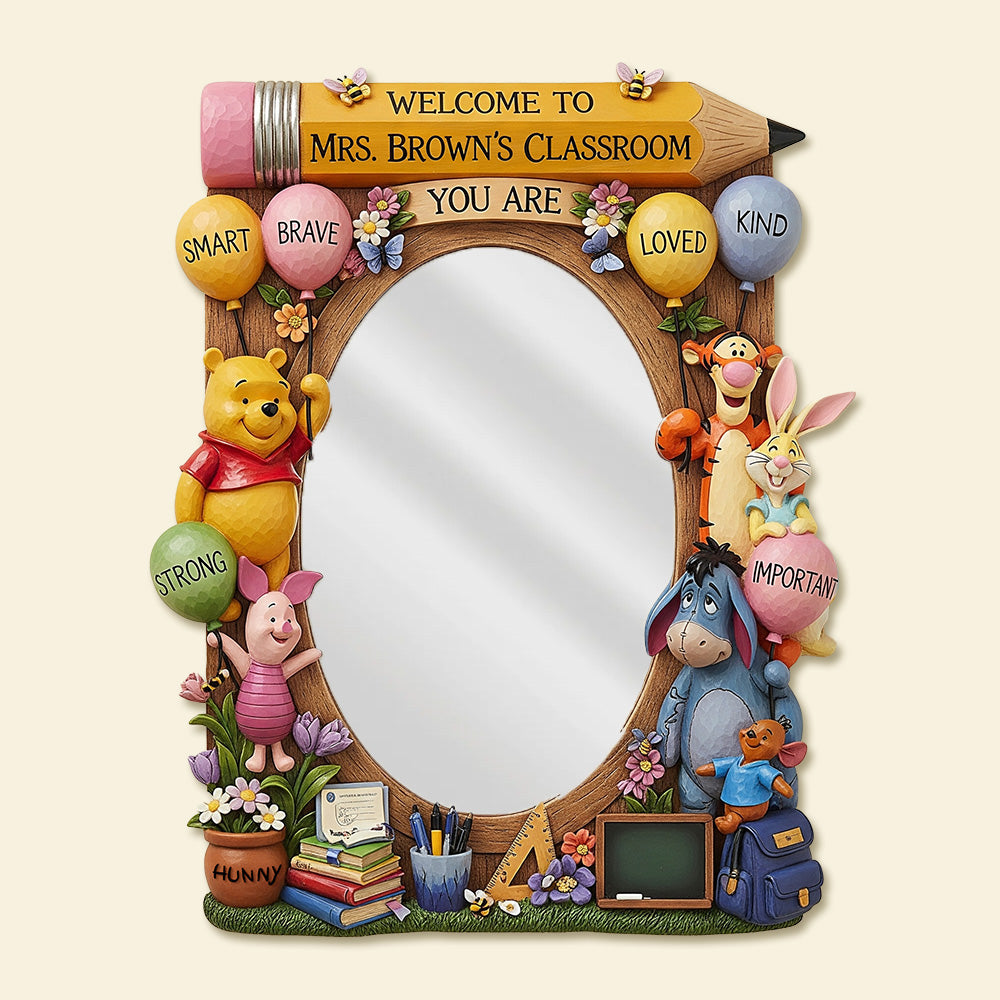 Positive Affirmation Emotional Support Mirror For Classroom, Personalized Gifts For Teacher 02qhmg230725-Homacus