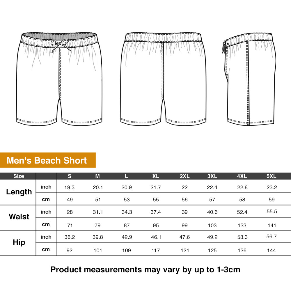 Santa's Trip 3D Beach Short - Personalized Gifts For Him 02OHPU110725-Homacus