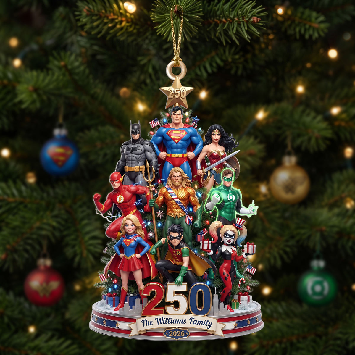 Guardian Protector Acrylic Ornament - Personalized Christmas Gifts 03tyti240826