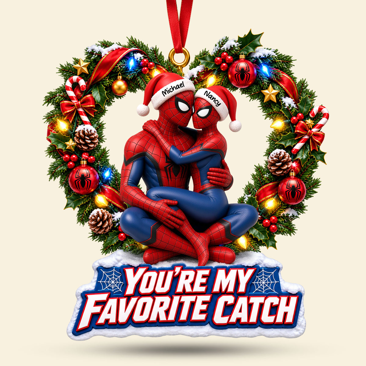 Funny Couple Acrylic Ornament - Personalized Christmas Gifts For Couple 05tyti170926