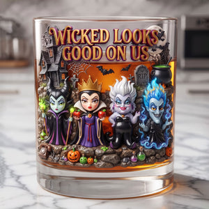 Halloween Fantasy Glass Mug - Personalized Gifts For Spooky Season Lovers 03TYTI310726