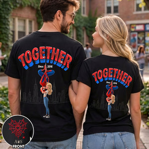 Together Forever Shirt - Personalized Gifts For Couple 01HUTI230726-Homacus