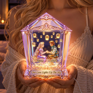 Forever Love In Fantastical World Light Box - Personalized Christmas Gifts For Couples 06nati211026-Homacus