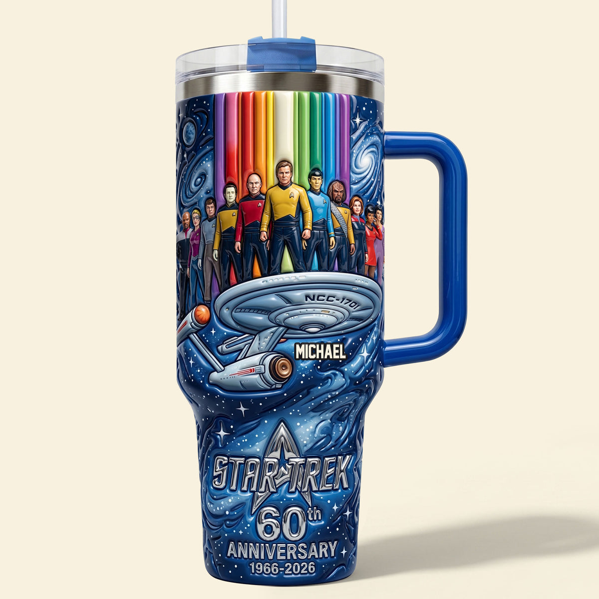 Long Time Leap 40oz Tumbler With Handle - Personalized Gifts 02QHTI230626