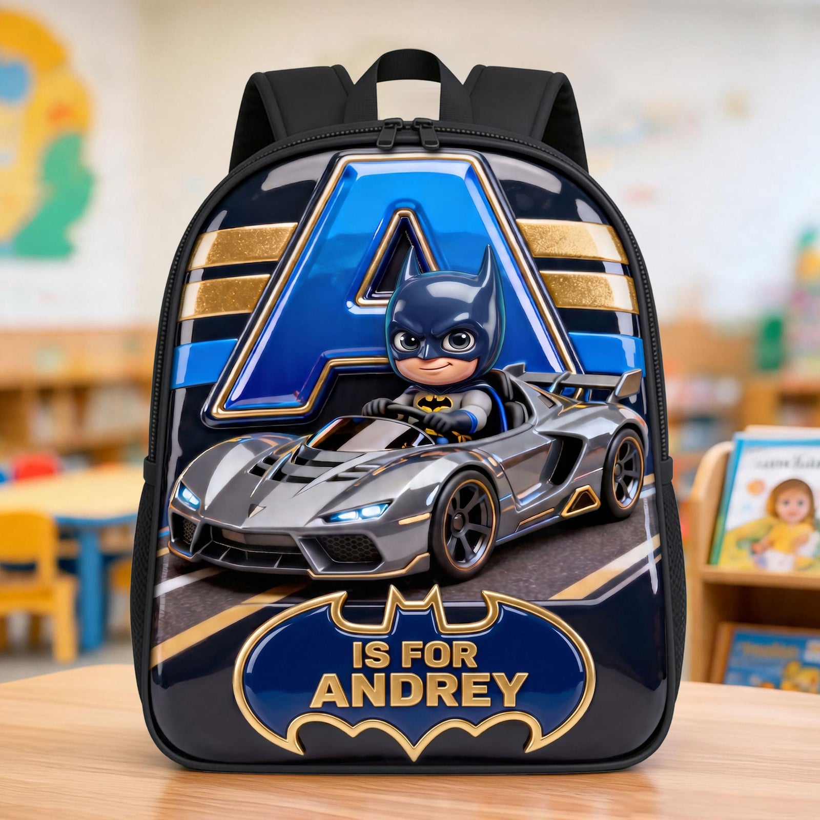Racing To Back To School Day School Bag - Personalized Gifts For Kid 03qhti070726-Homacus