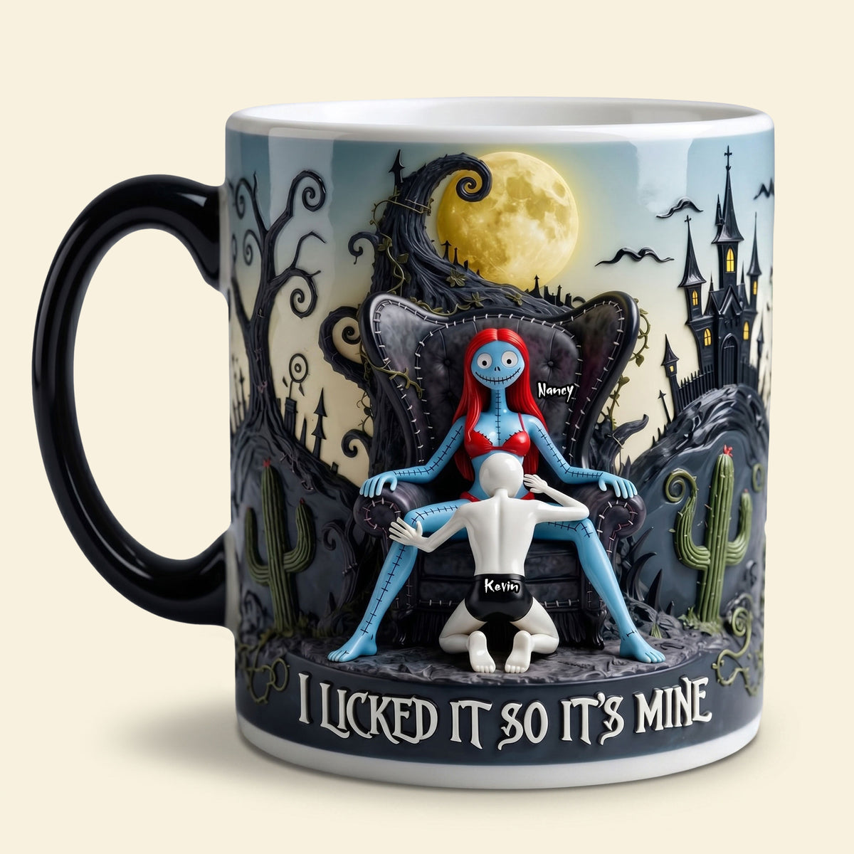 Gothic Naughty Couple Magic Coffee Mug - Personalized Gifts For Couple 05ohti280526-Homacus