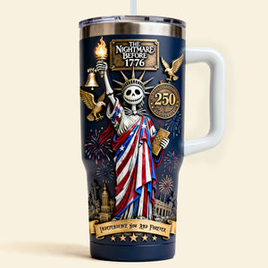 Whimsical Liberator 40oz Tumbler With Handle - Personalized Gifts For Patriots 05qhti020626-Homacus