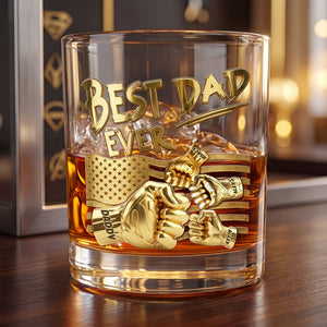 Power Fist Drinking Glass - Personalized Gifts For Dads 05ohti200526-Homacus