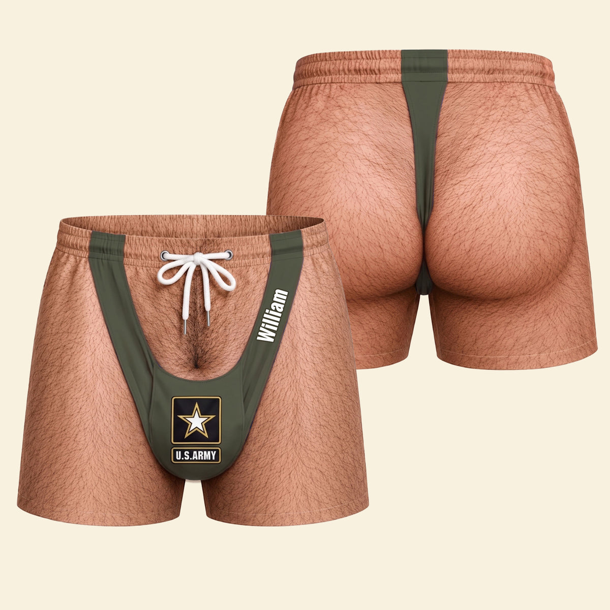 Celebrate Your Service With Humor! Hilarious Vacation Military Men's Shorts - Personalized Gifts For Veterans 04huti130826-Homacus
