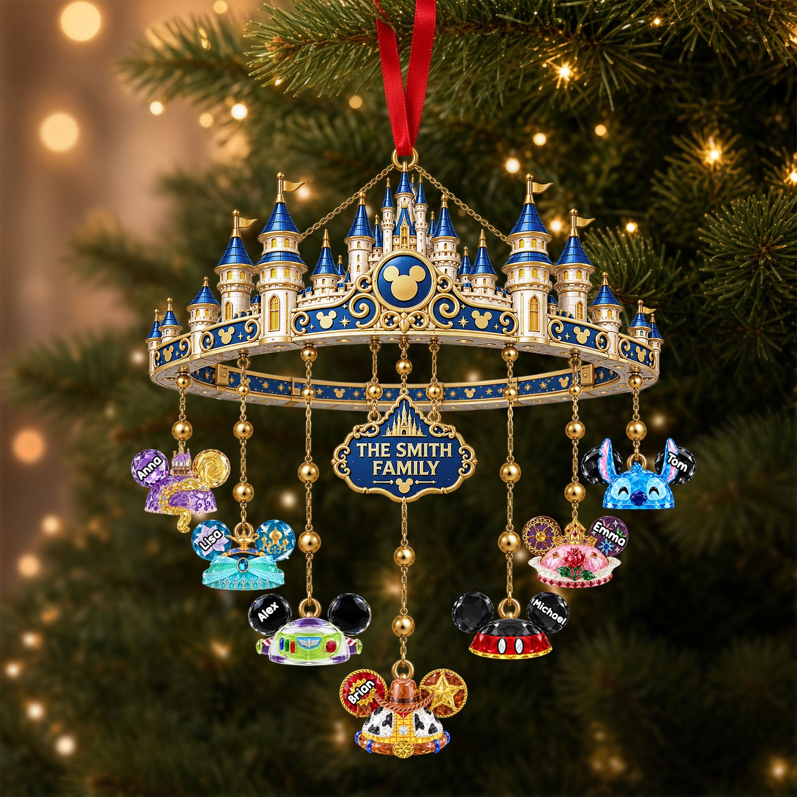 Lovely Characters Acrylic Ornament - Personalized Gifts For Family 05ohti110926-Homacus