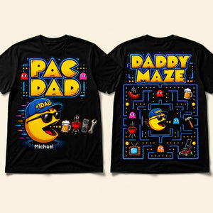 Retro Arcade Dad Shirt - Personalized Gift For Dads 03HUTI120526-Homacus